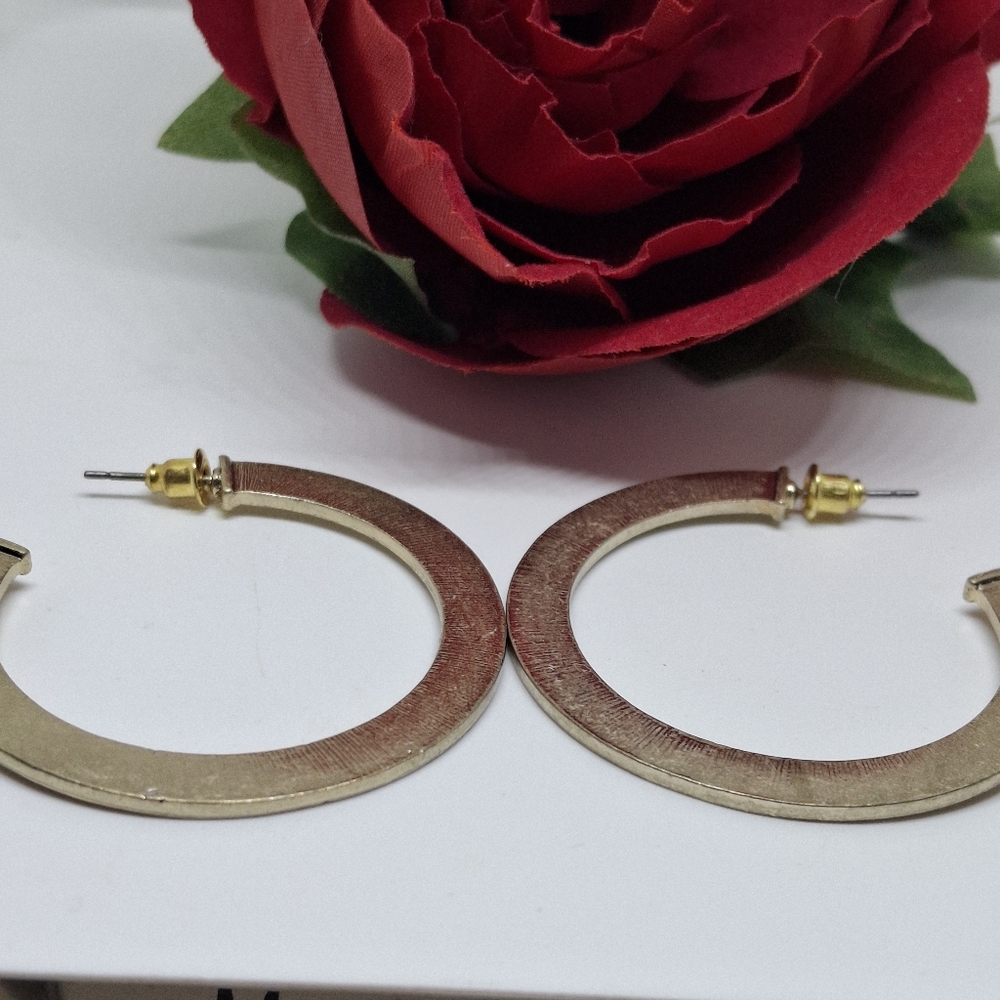 Elegant Gold Hoop Earrings